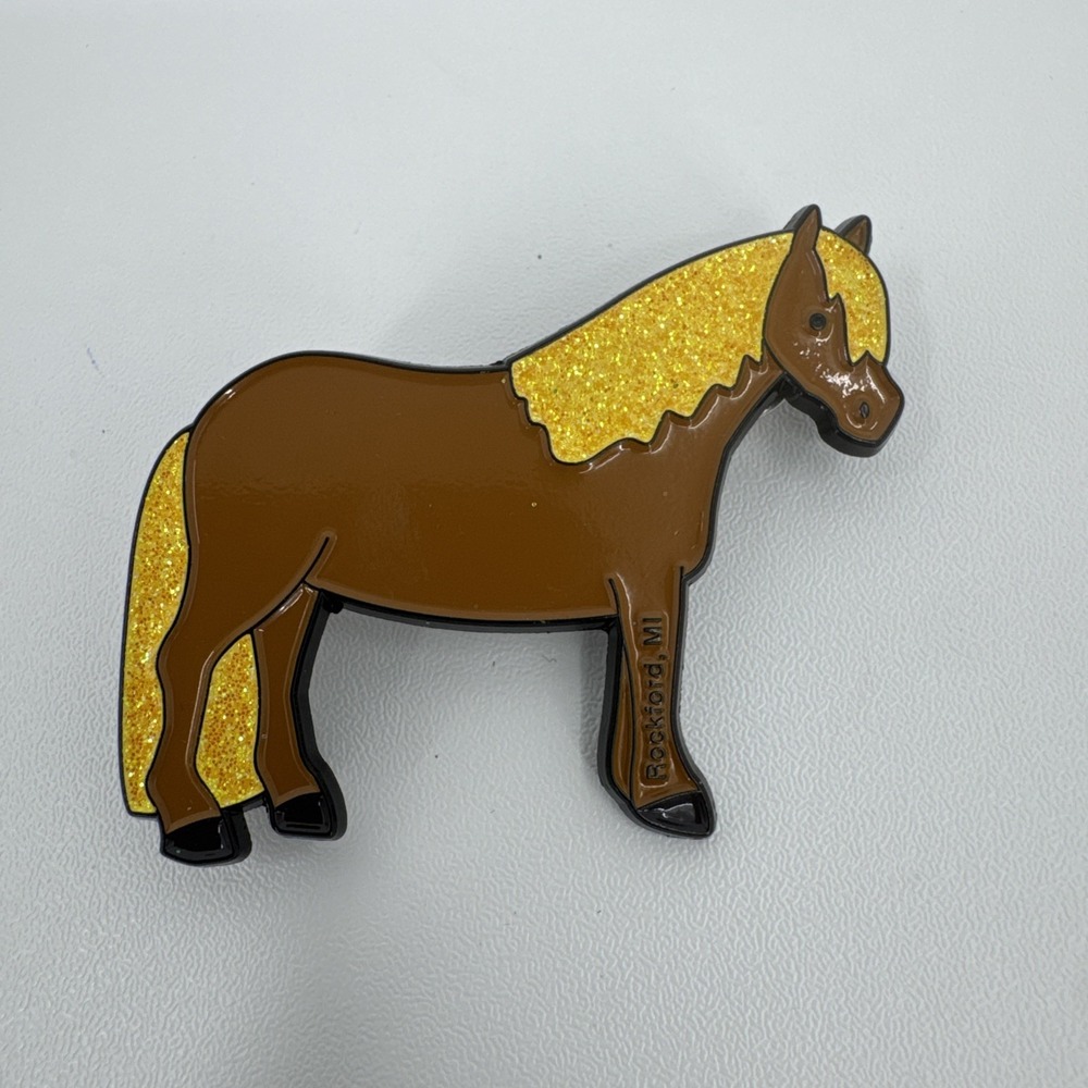 Horse Lapel Pins Set Of 5 Rockford, MI Multi Color &‎ Size Equestrian Riding - Picture 11 of 16
